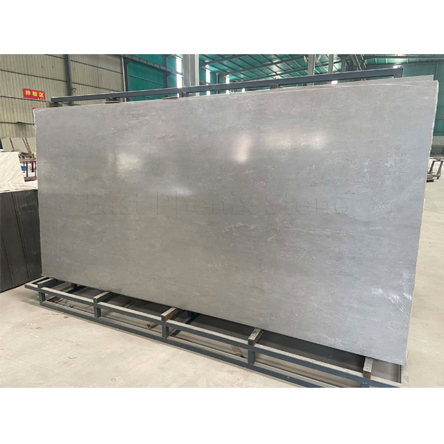 15mm Sintered Stone Cement Grey Slabs