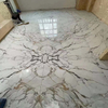 Carrara Gillt Sintered Stone With Mosaic floor