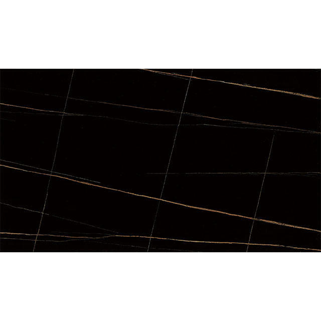 Laurent Black Sintered Stone tiles for wall and floor